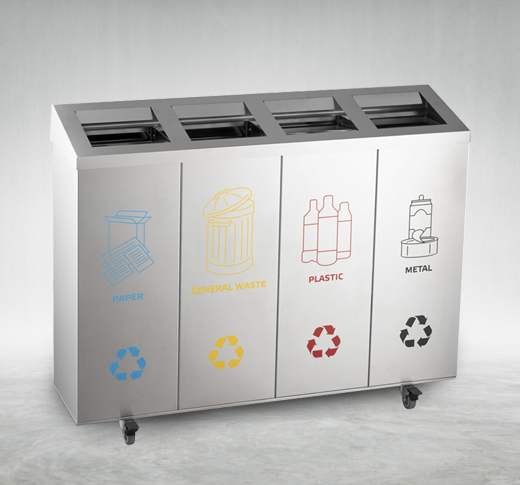Indoor/Outdoor Trash Cans & Recycling Bins